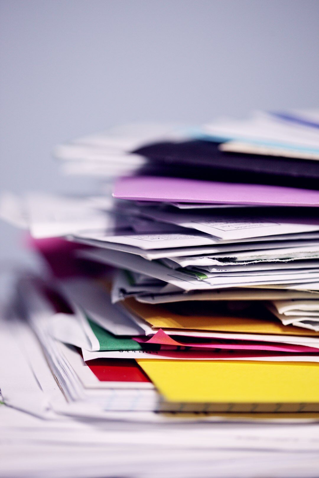 recycled paper stack
